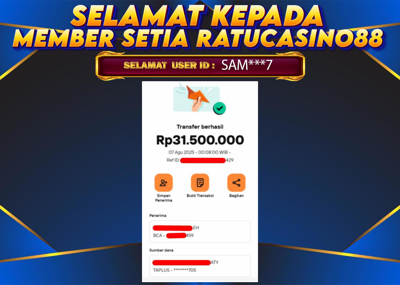 WITHDRAWAL MEMBER 20