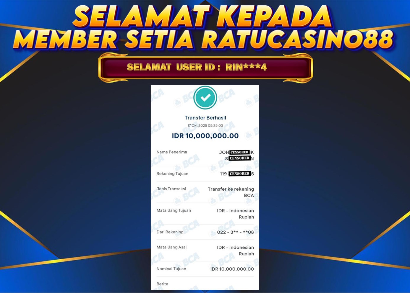 WITHDRAWAL MEMBER 92