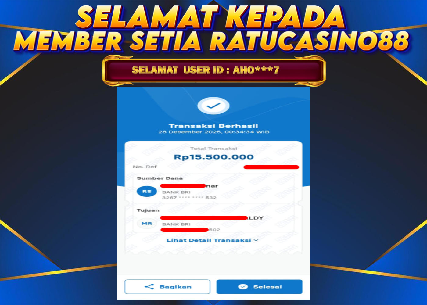 WITHDRAWAL MEMBER 176